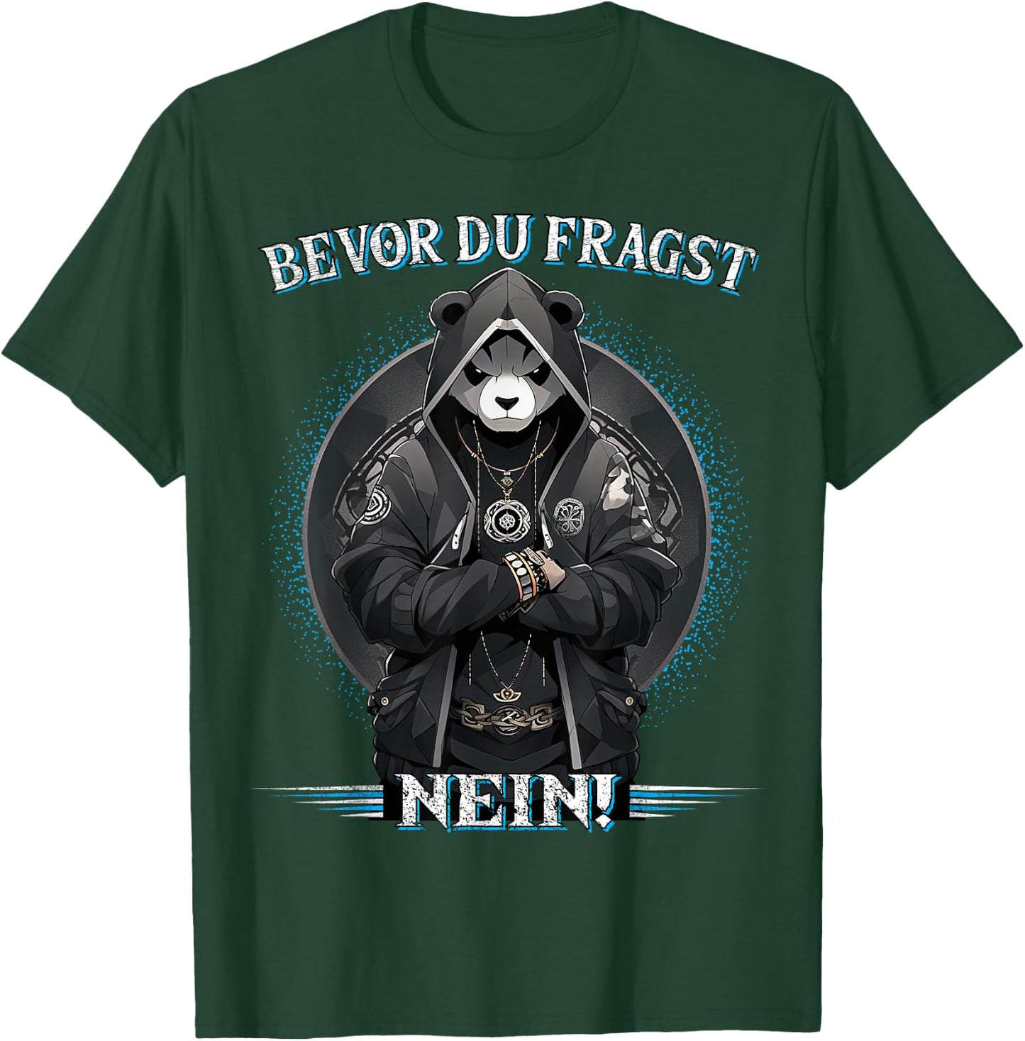 Bevor du fragst - Nein Lustiges Sarkasmus Anime Panda Kaffee T-Shirt - T-Shirt | Forest