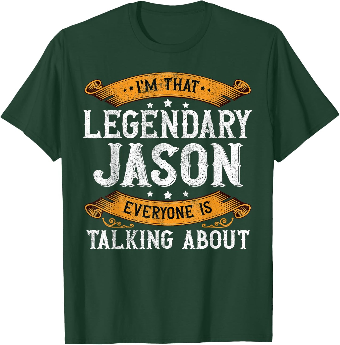 Jason Personal Name Funny Jason First Name T-Shirt - T-Shirt | Forest