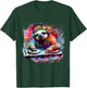 Sloth DJ Techno EDM Music Producer Turntable DJ Sloth House , black T-Shirt - T-Shirt | Forest