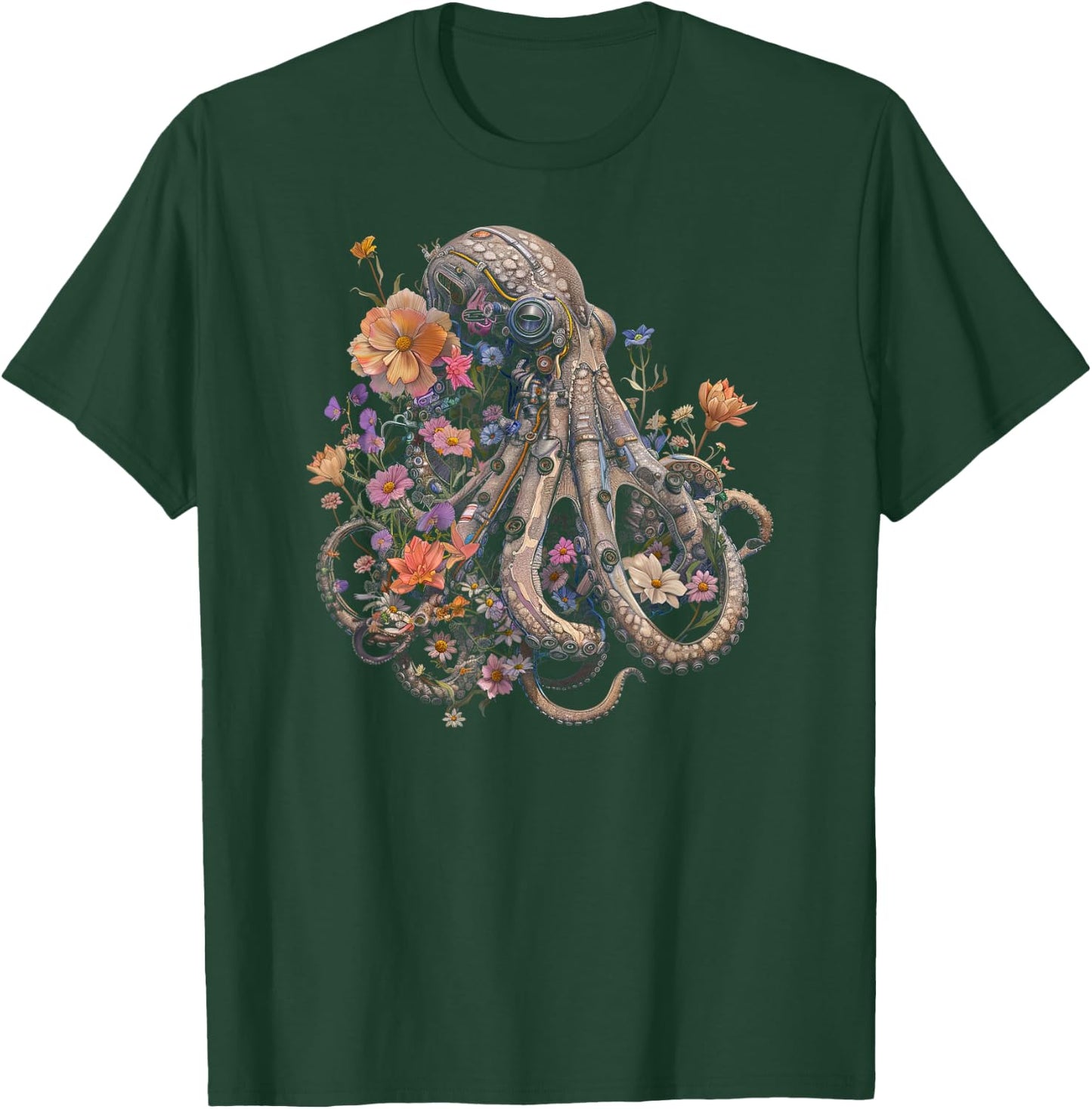 Octopus Shirt / Aesthetic T-Shirt - T-Shirt | Forest