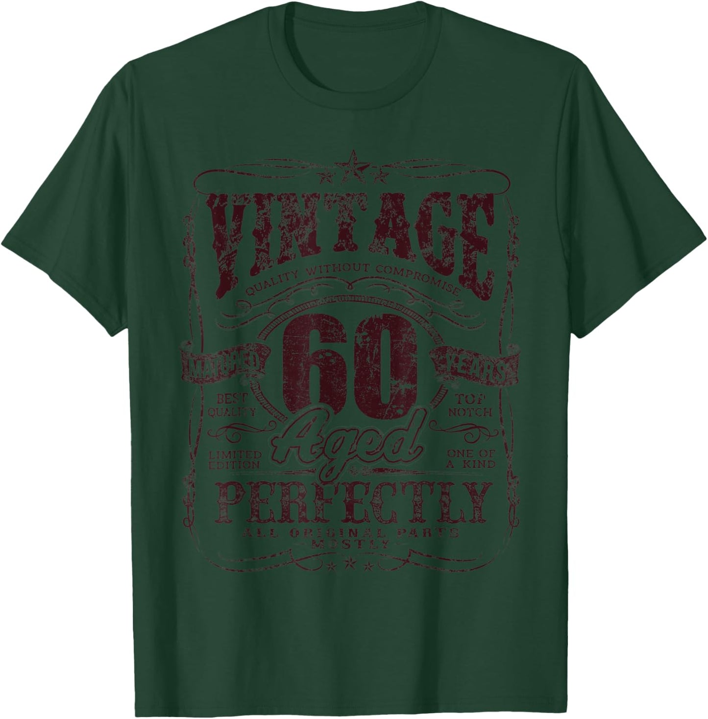60 Years Old Vintage 1962 Limited Edition 60th Birthday T-Shirt - T-Shirt | Forest