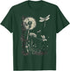 Dandelion Puff Ball with Dragonfly T-Shirt - T-Shirt | Forest