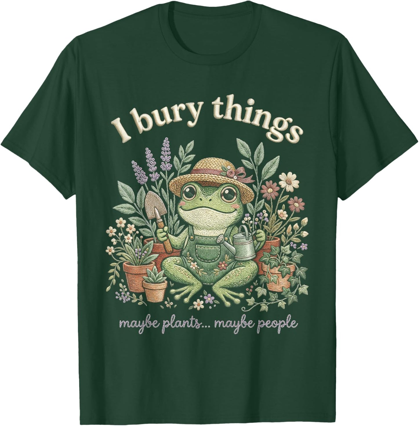 Jardinier Grenouille Botanique Sarcasme T-Shirt - T-Shirt | Forest
