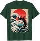 Axolotl Girls Teens Kid Japanese Art Retro Axolotl Graphic T-Shirt - T-Shirt | Forest