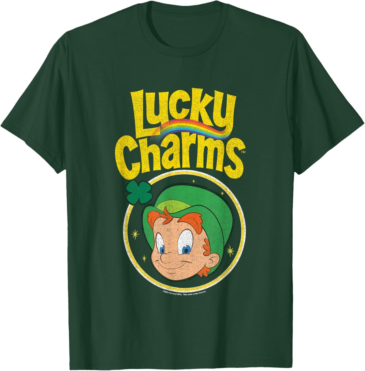 Lucky Charms Classic Cereal Icon T-Shirt - T-Shirt | Forest