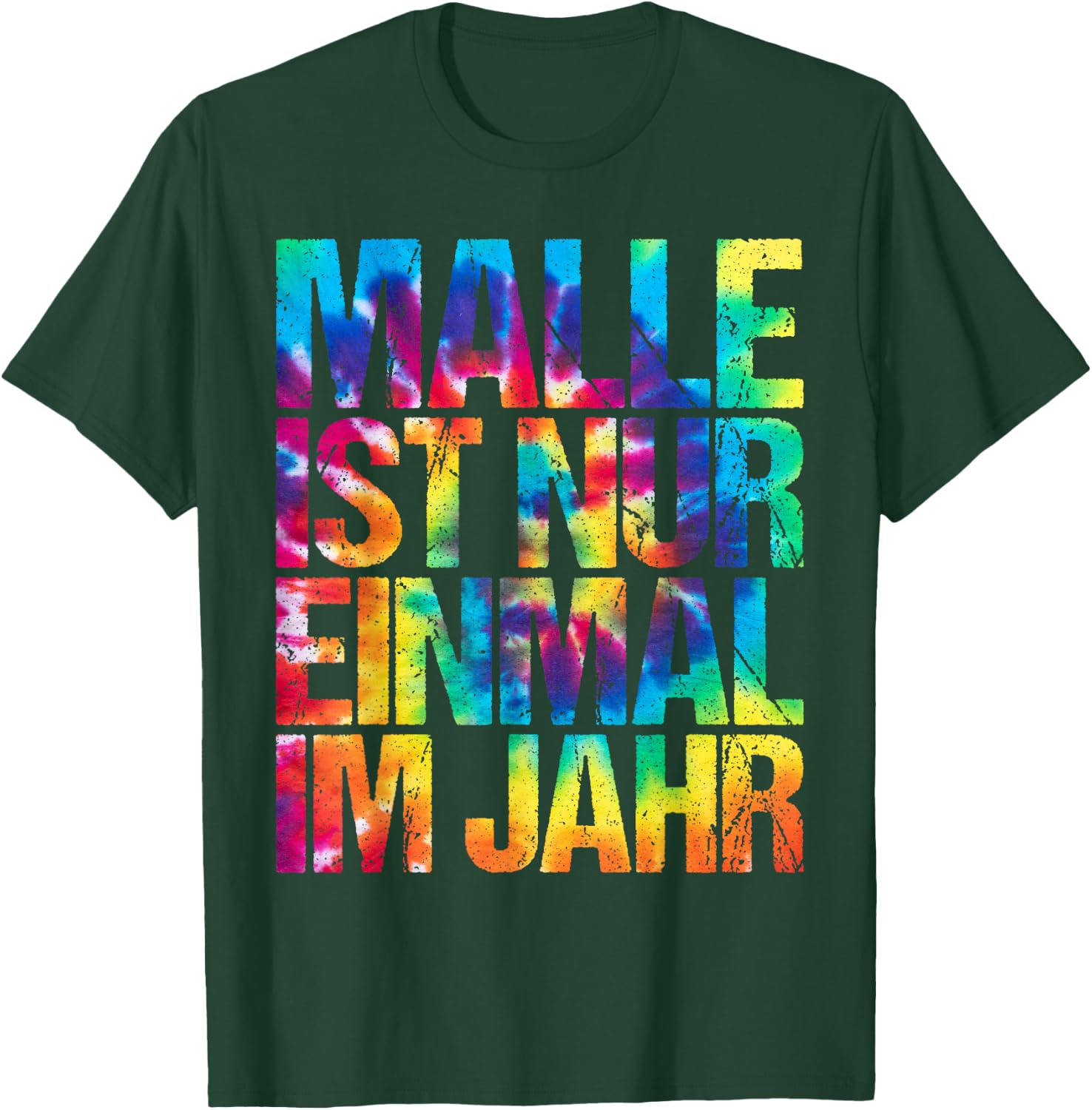 Malle ist nur einmal im Jahr , black T-Shirt - T-Shirt | Forest