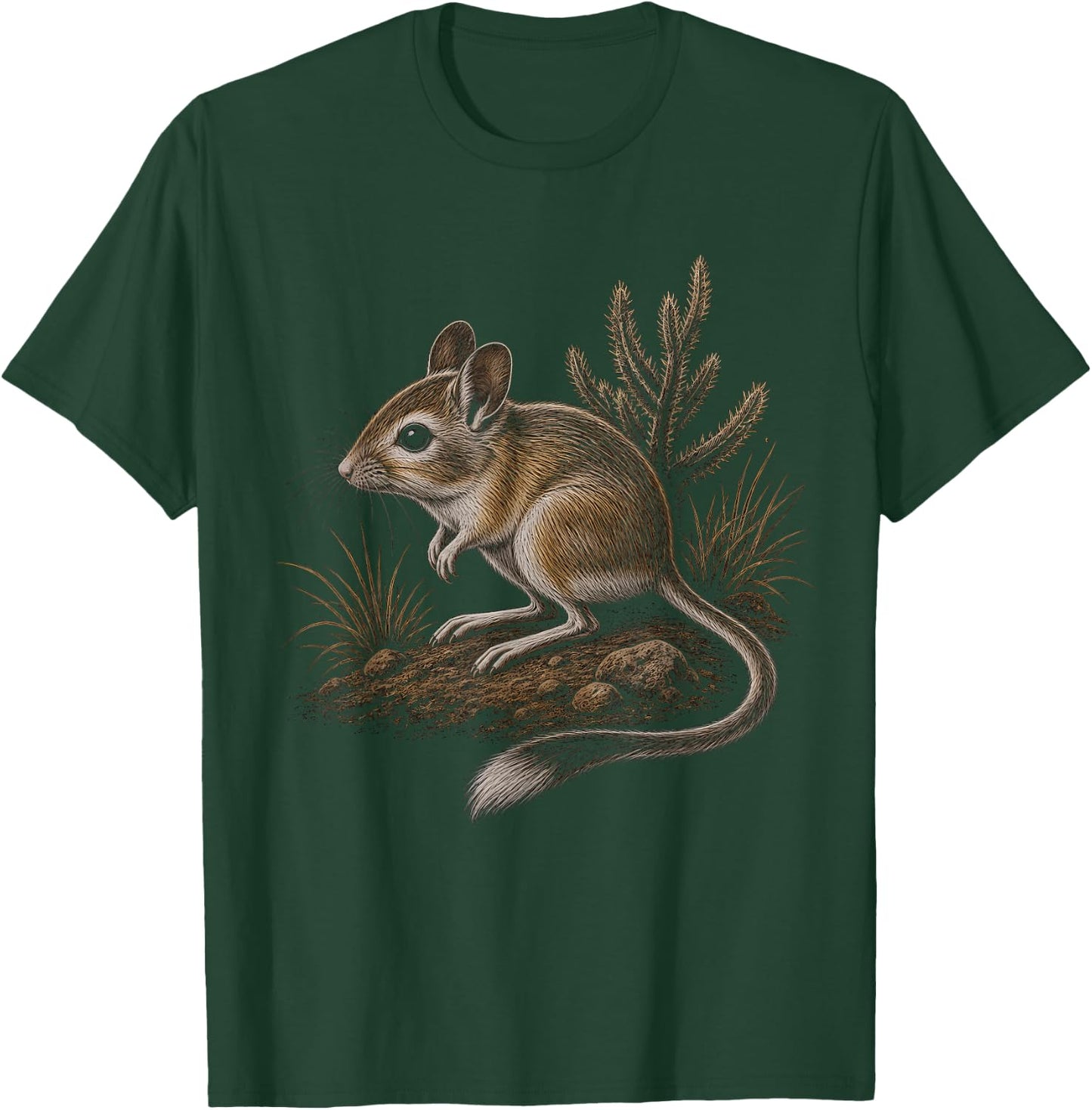 Kangaroo Rat Graphic Artwork Design T-Shirt - T-Shirt | Forest