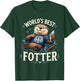 Otter Dad World's Best Fotter Father's Day T-Shirt - T-Shirt | Forest