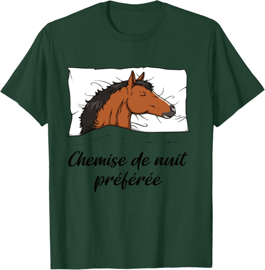 Horse Nightshirt, Horse Pyjamas T-Shirt - T-Shirt | Forest