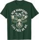 New Hampshire Live Free Or Die Moose Vintage Souvenir T-Shirt - T-Shirt | Forest