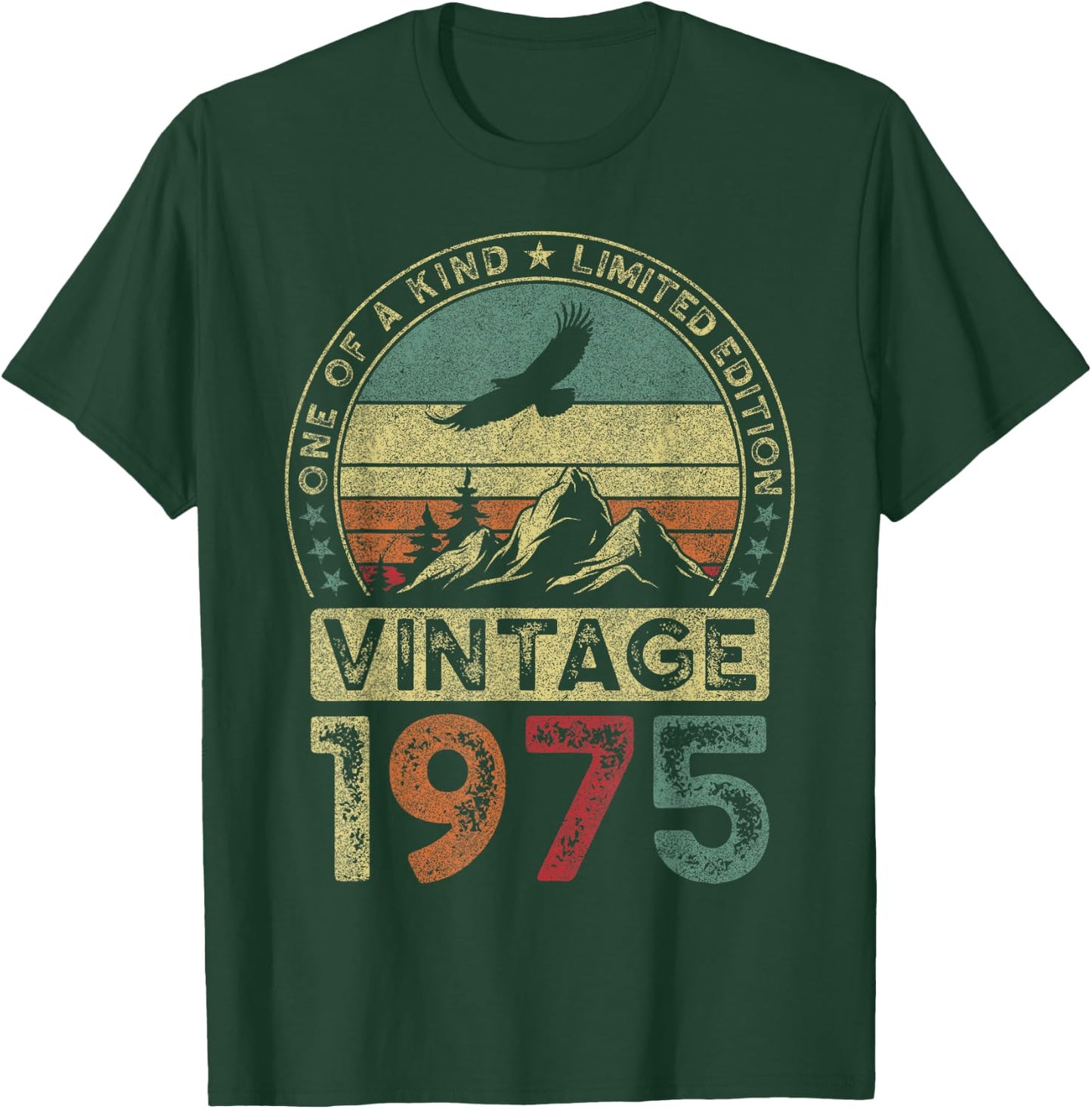 Vintage 1975, Limitierte Auflage, 51. Geburtstag, 51 Jahre T-Shirt - T-Shirt | Forest