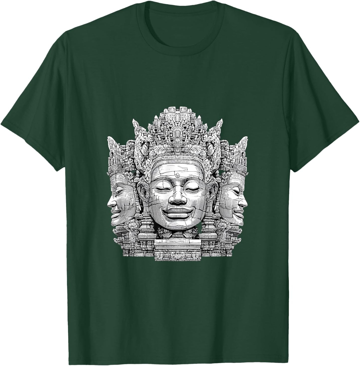 Angkor Wat Cambodia - Explore Ancient Temples , Black, S T-Shirt - T-Shirt | Forest