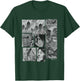 Attack on Titan Eren Vs Titans Split Anime Panels , black T-Shirt - T-Shirt | Forest
