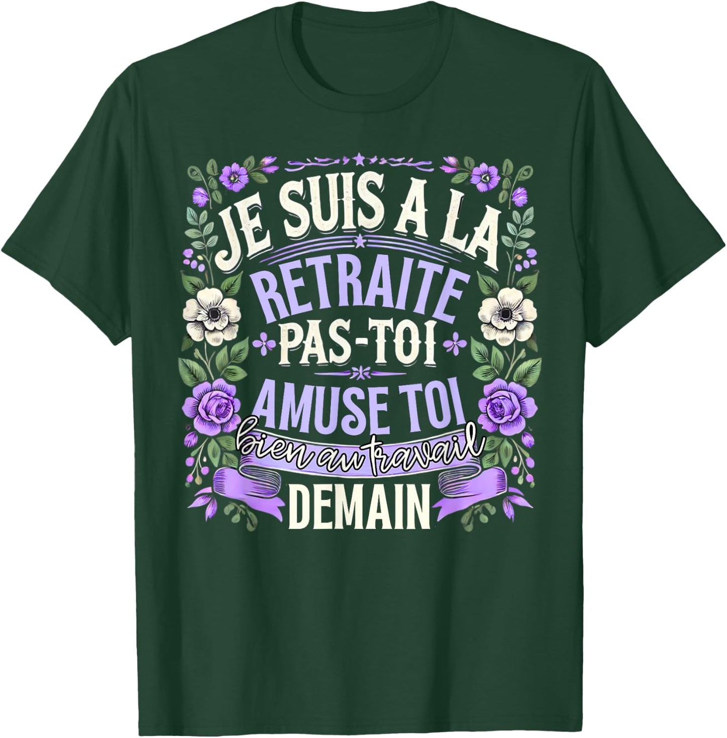 Retirement 2025 Women Retired 2025 , Black, S T-Shirt - T-Shirt | Forest