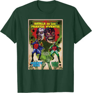 Universal Halloween Horror Nights Lucha Libre Zombies T-Shirt - T-Shirt | Forest