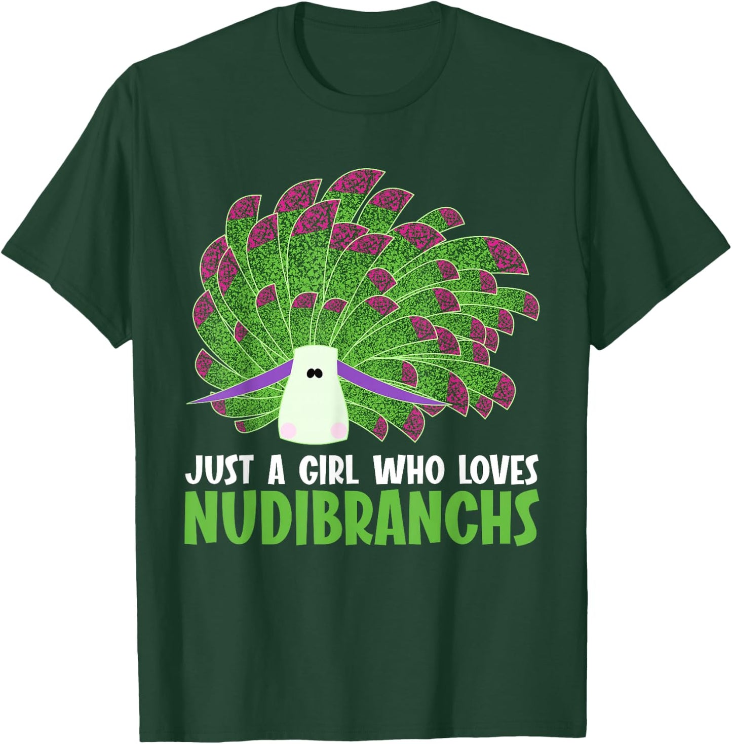 Costasiella kuroshimae leaf sheep Nudibranchs Nudibranch T-Shirt - T-Shirt | Forest