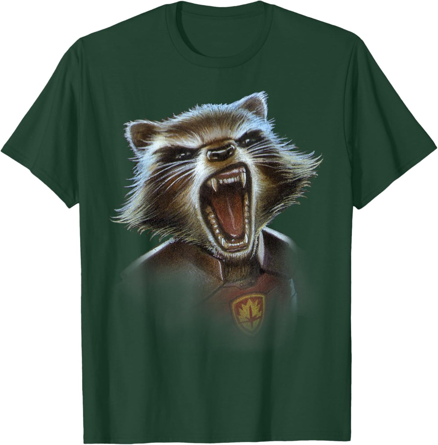 Marvel Guardians of the Galaxy Rocket Face Closeup T-Shirt - T-Shirt | Forest