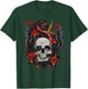Snake Skull & Dagger Vintage Traditional Tattoo T-Shirt - T-Shirt | Forest