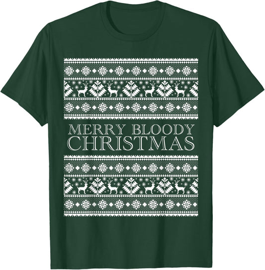 Merry bloody Christmas T-Shirt - T-Shirt | Forest