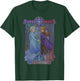 Disney Frozen 2 Anna & Elsa Stained Glass Portrait T-Shirt - T-Shirt | Forest