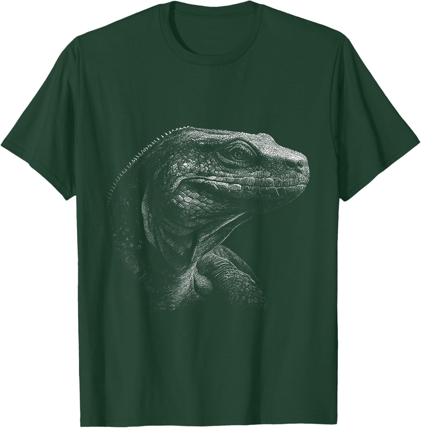 Komodo Dragon Drawing Love Lizard T-Shirt - T-Shirt | Forest