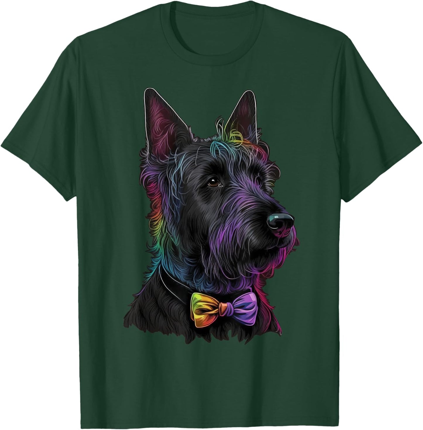Cute Scottish Terrier Dog on Scottie Lover Women Kids T-Shirt - T-Shirt | Forest