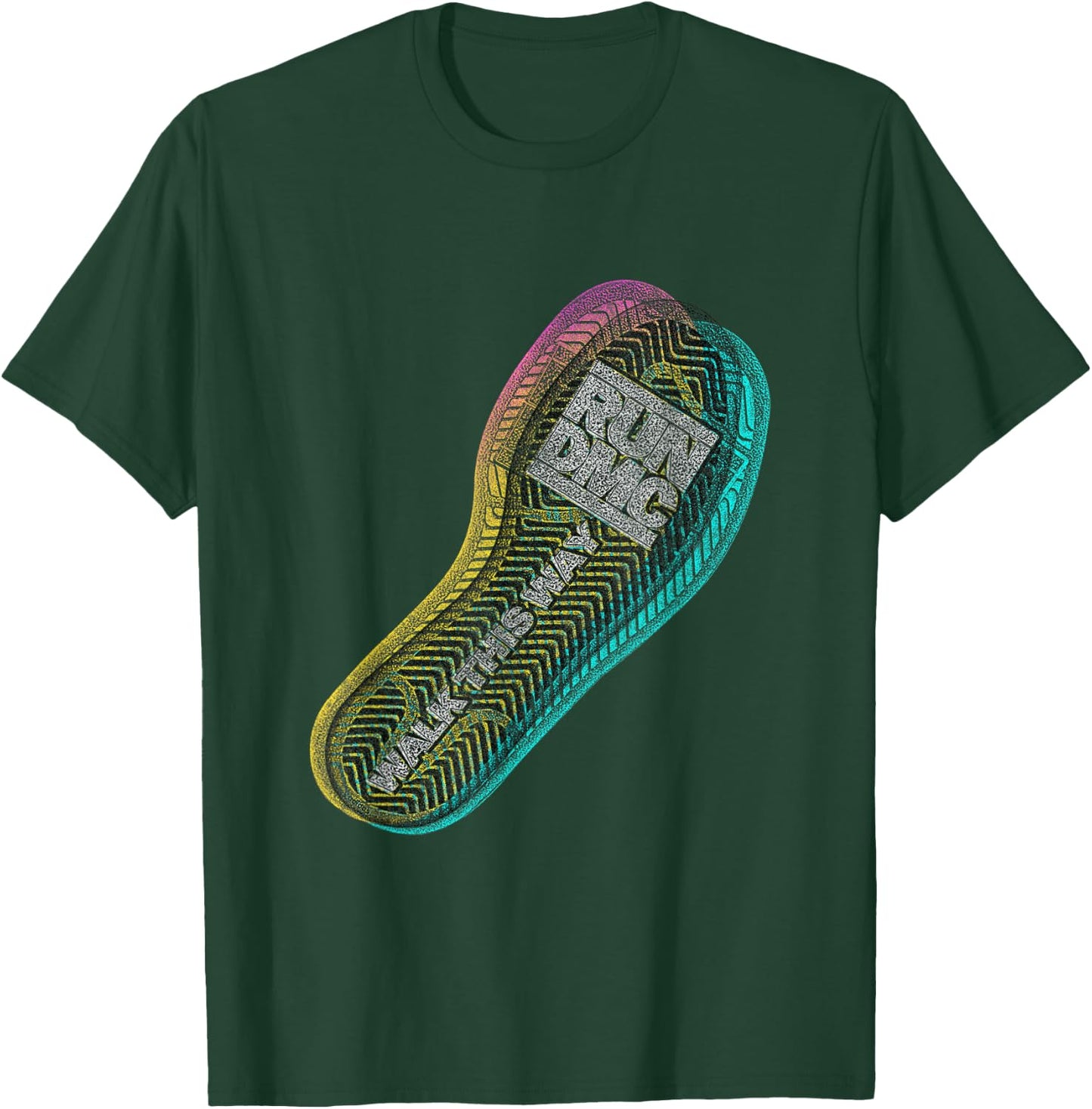 RUN DMC Walk This Way T-Shirt - T-Shirt | Forest