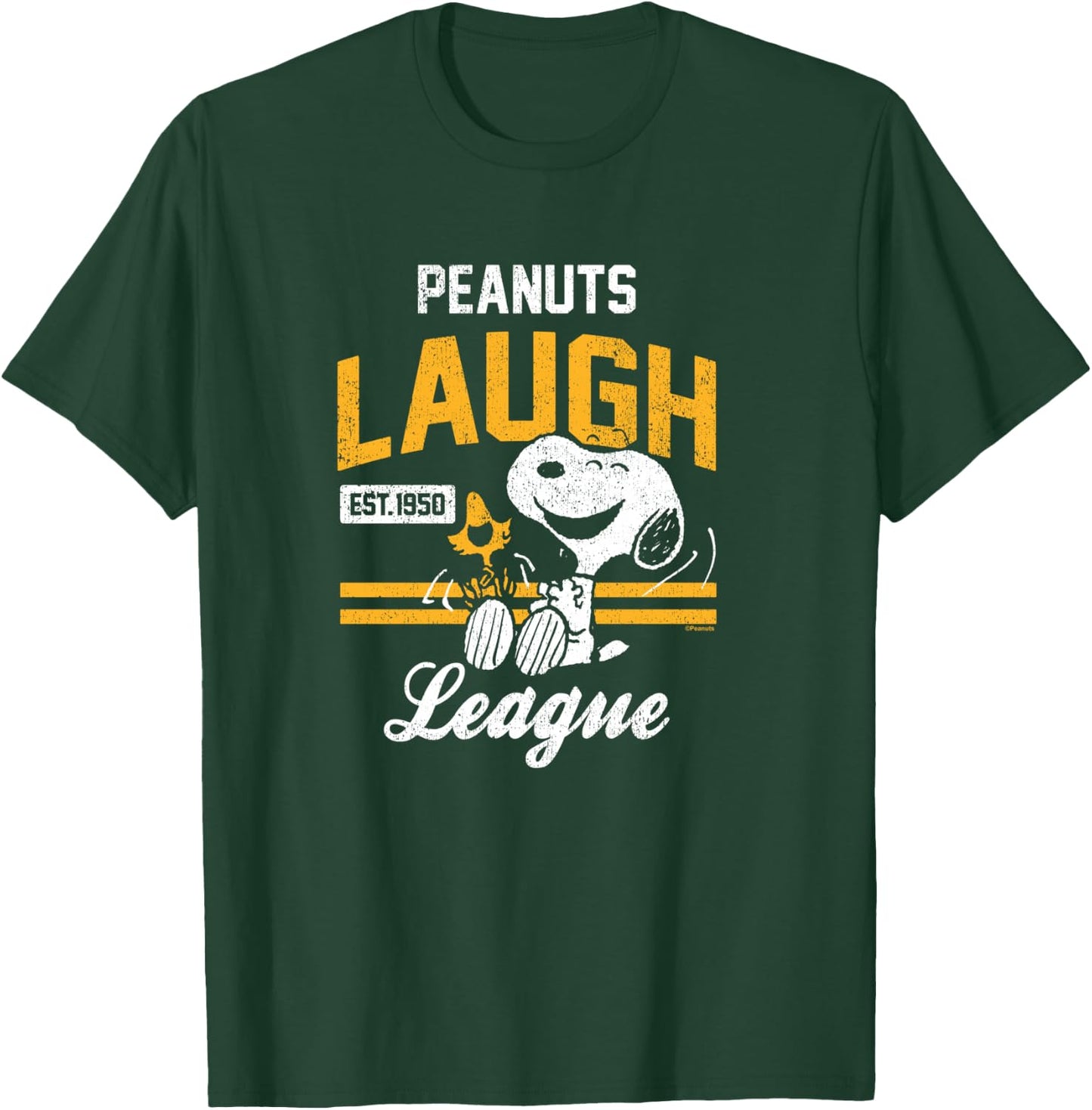 Erdnüsse - Peanuts Laugh League Langarmshirt T-Shirt - T-Shirt | Forest
