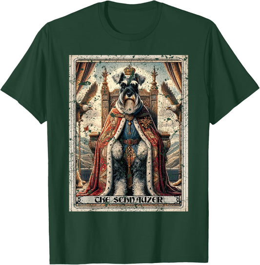 A Schnauzer Tarot Card Dog T-Shirt - T-Shirt | Forest