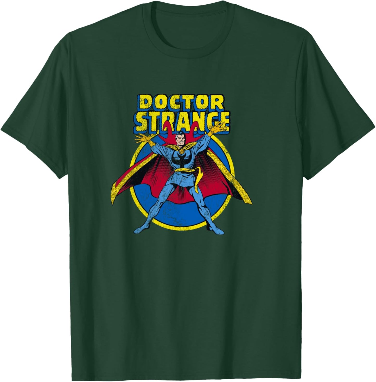 Marvel Comics Retro Doctor Strange Vintage Sorcerer Logo T-Shirt - T-Shirt | Forest