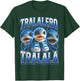 Tralalero Tralala Italian Brainrot Triple Shark Meme T-Shirt - T-Shirt | Forest