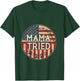 Mama Tried Country Music Lyrics USA Flag Retro Grunge T-Shirt - T-Shirt | Forest