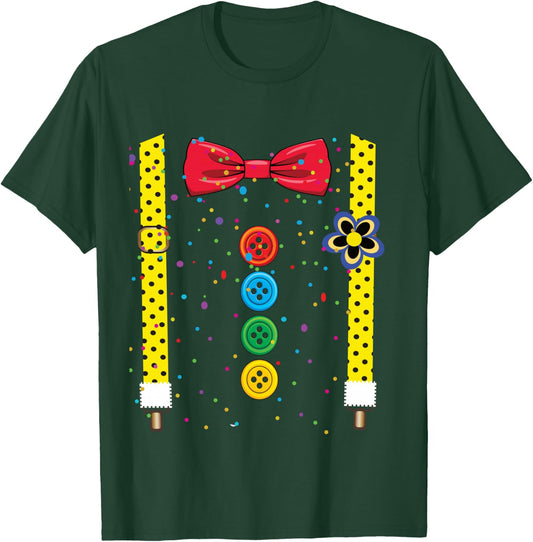 Clown Carnival Costume Clown Costume Clown Fancy Dress Confetti Shirt, black T-Shirt - T-Shirt | Forest