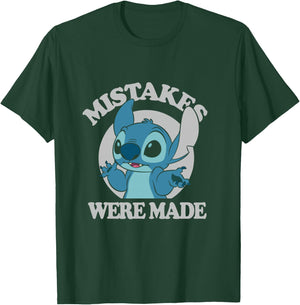 Disney Lilo & Stitch Mistakes Were Made Stitch T-Shirt - T-Shirt | Forest