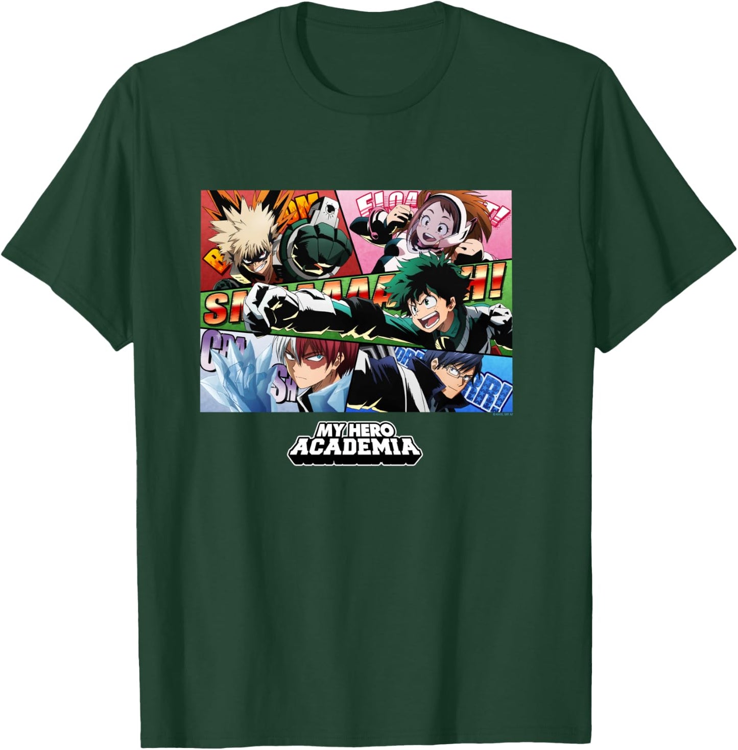 Ripple Junction x My Hero Academia Class 1-A Group Anime , Black, S T-Shirt - T-Shirt | Forest