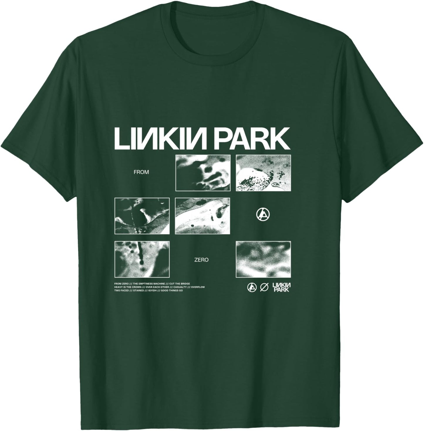 Black and White Linkin Park Blocks, Black, S T-Shirt - T-Shirt | Forest