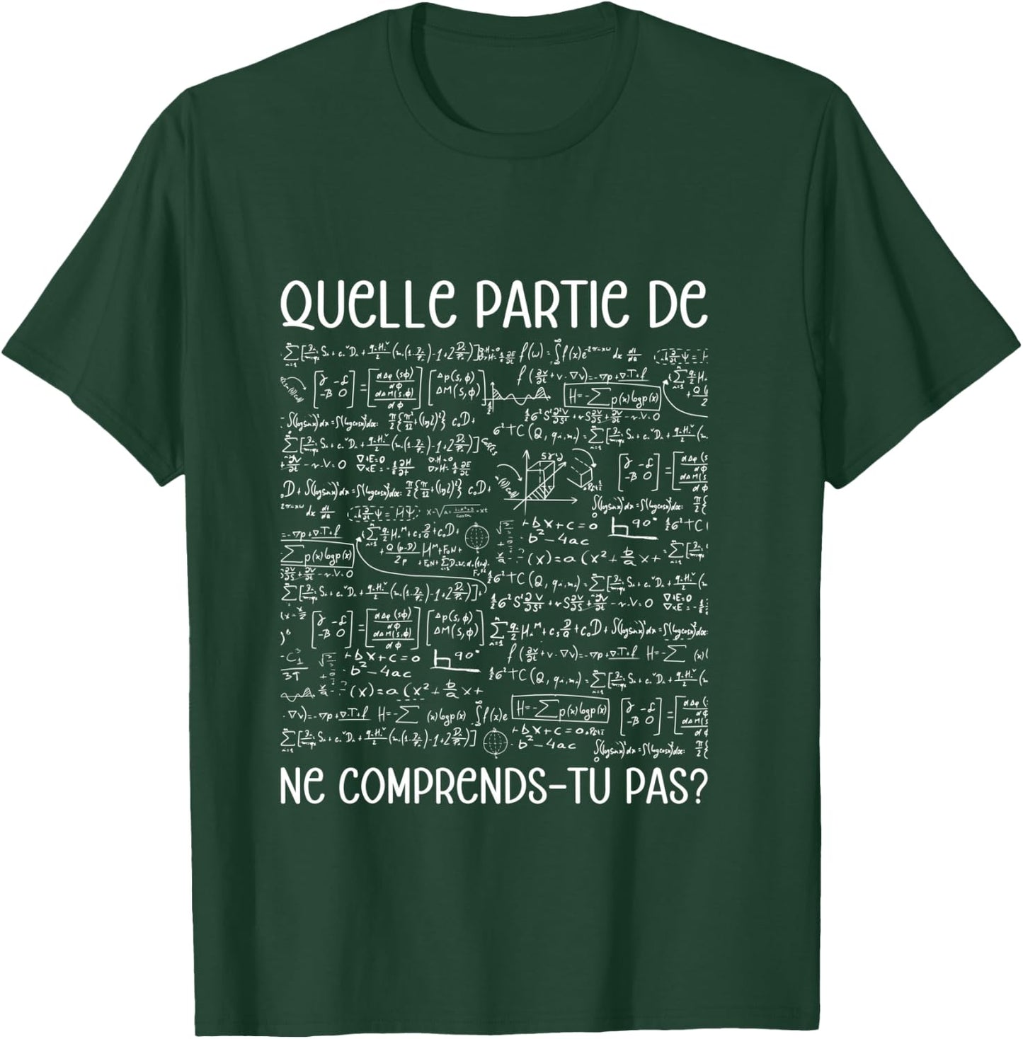 Humor Mathematician Gift Math Teacher or Physics , Black, S T-Shirt - T-Shirt | Forest