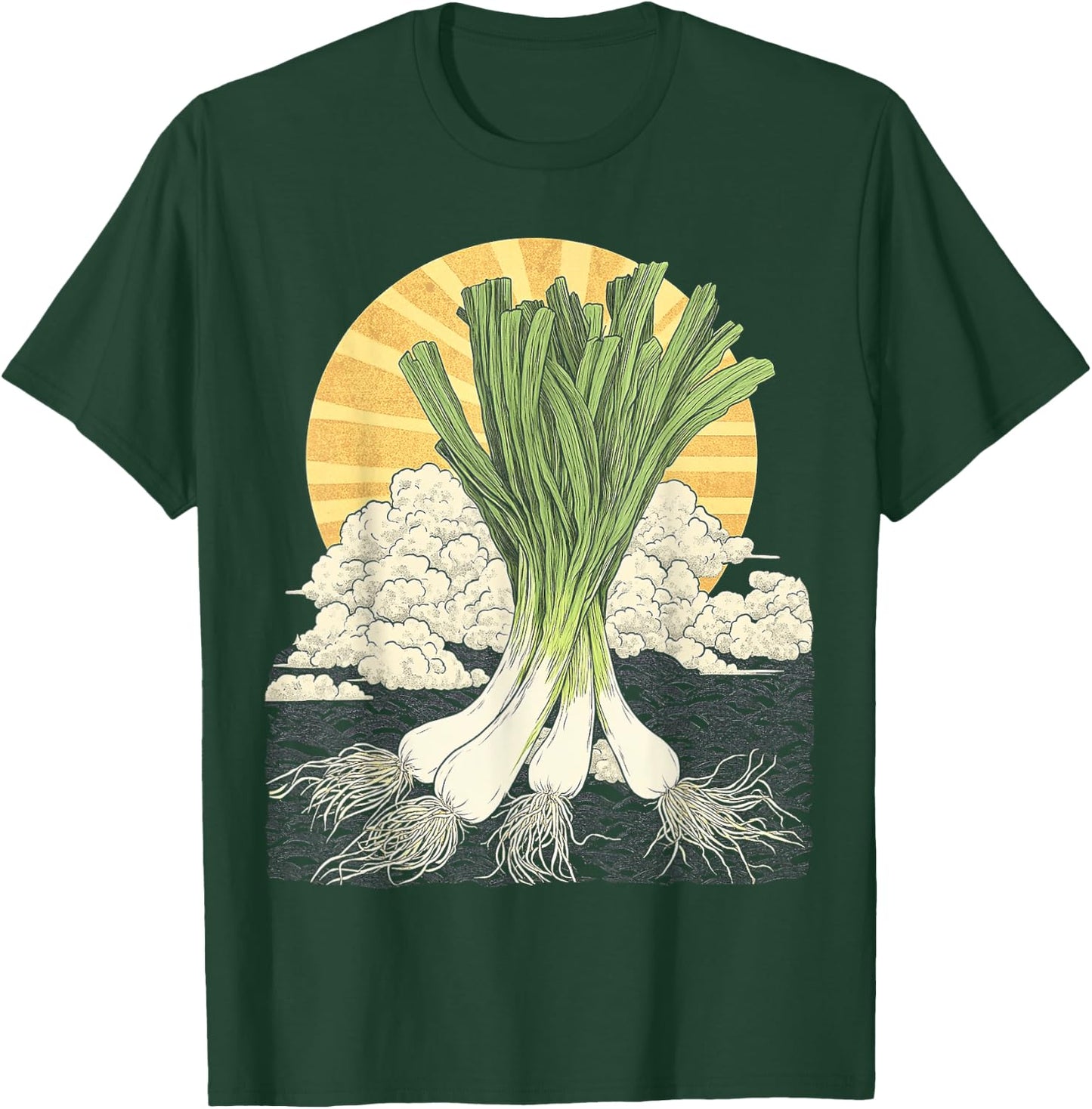 Poireau Motif Légumes Art Poireau T-Shirt - T-Shirt | Forest