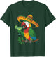 Funny Parrot Drinking Margarita T-Shirt - T-Shirt | Forest