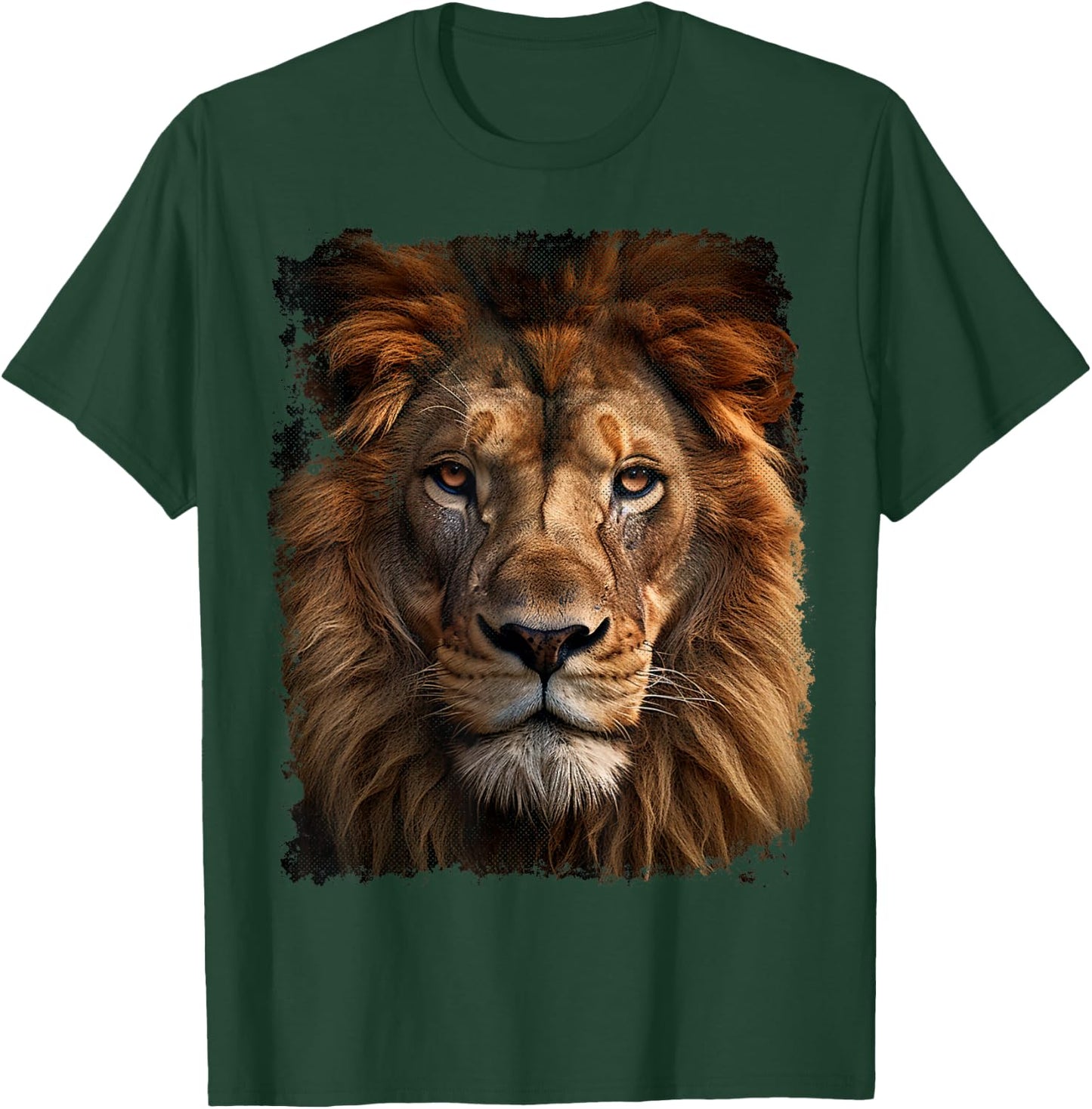 Vintage Lion Animal Graphic T-Shirt - T-Shirt | Forest