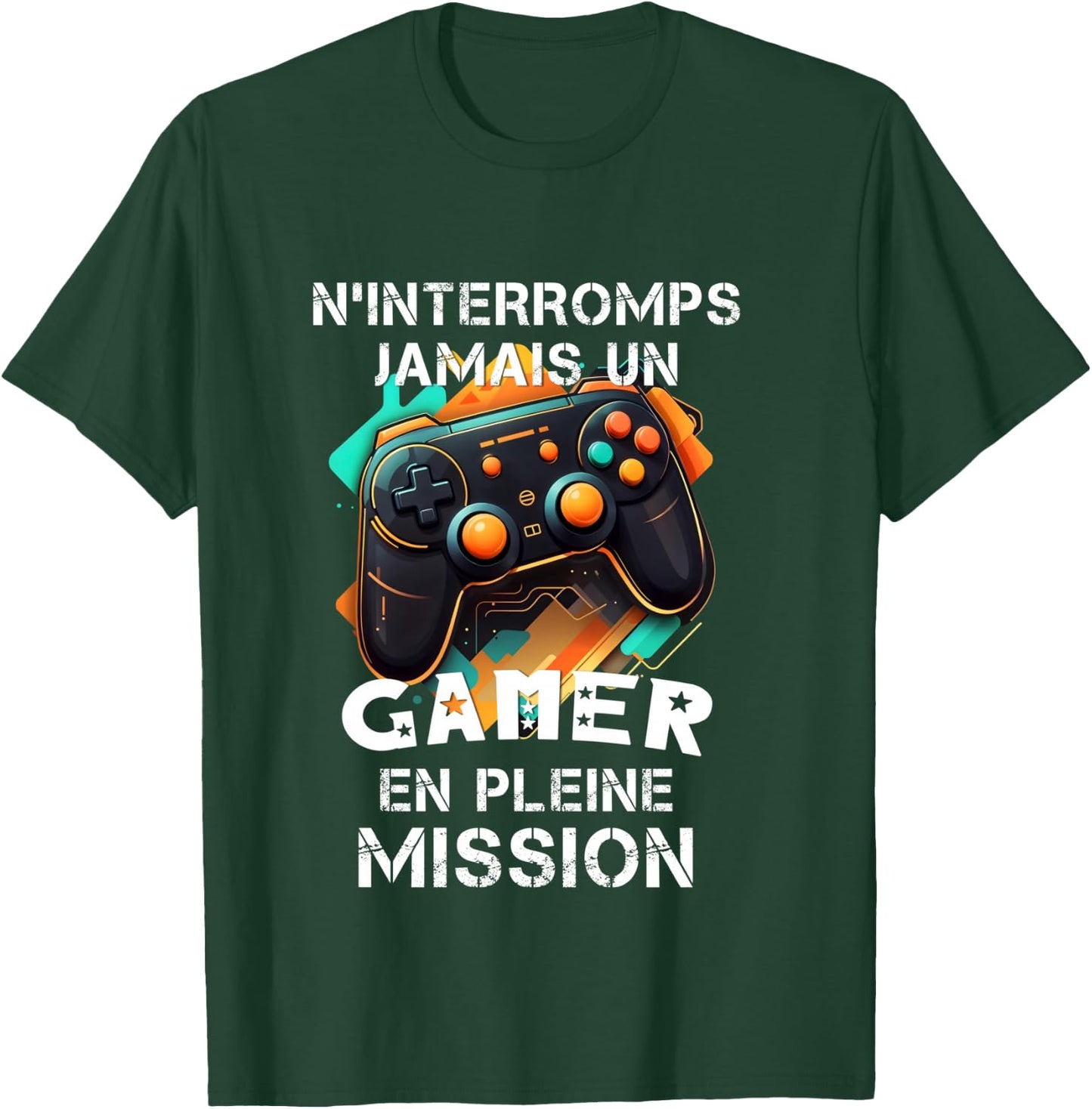 Gamer geek addicted to video games teen gaming console humor , Black, S T-Shirt - T-Shirt | Forest
