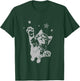 Y2K Cat Jumping Stars Silly 90s 2000s Grunge Vintage Graphic T-Shirt - T-Shirt | Forest