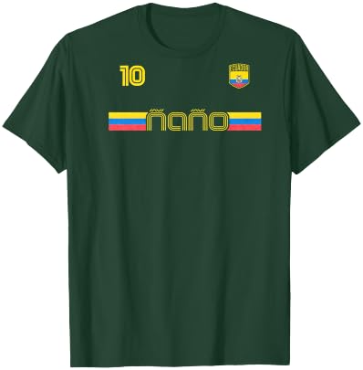 NANO Ecuador ñaño brother friend Ecuadorian flag Ecuador , Black, S T-Shirt - T-Shirt | Forest