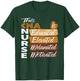 Black Women Melanated CNA Nurse Black History Month T-Shirt - T-Shirt | Forest