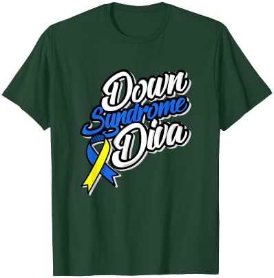 Down Syndrome Awareness Shirts Special Support Diva Perfect T-Shirt - T-Shirt | Forest