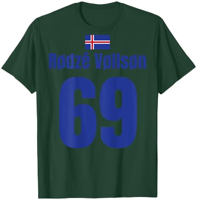 Island Sauf Trikot 69, Mallorca Sauf Trikot Weiss | Fussball T-Shirt - T-Shirt | Forest