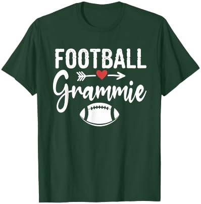 Football Grammie Sports Football Lover T-Shirt - T-Shirt | Forest