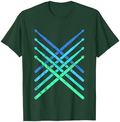 Schlagzeug Schlagzeuger Drummer Jungen Kinder Herren T-Shirt - T-Shirt | Forest
