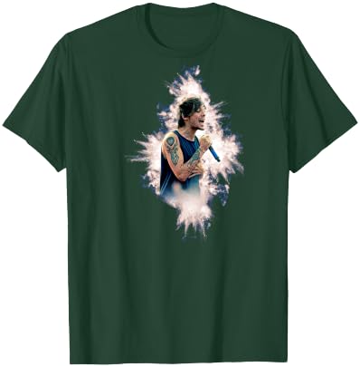 Louis Tomlinson of One Direction Murrayfield Stadium 2014 , Black, S T-Shirt - T-Shirt | Forest