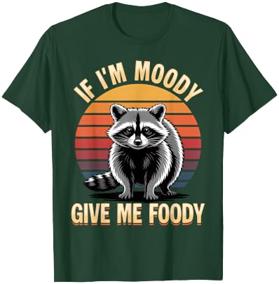 Funny Raccoon T-Shirt - T-Shirt | Forest
